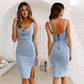💐50% OFF ! U-Neck Denim Dress – Everyday Celebrity Style 🌟💫