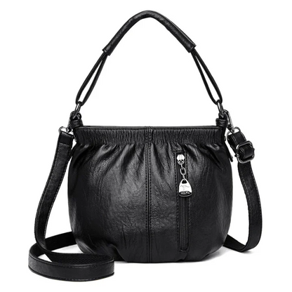 🔥🎁New arrival 60% OFF💥🔥Casual Pleated Bucket Soft Leather Handbag Shoulder Bag