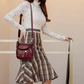 🔥🎁New arrival 60% OFF💥🔥Casual Pleated Bucket Soft Leather Handbag Shoulder Bag