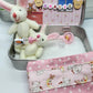 💐50% OFF ! Bunny Mummy & Baby Plush Set – Handmade Easter Gift with Cozy Blanket 🐇🌸【Limited Offer】