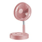 🌀 50% OFF! Telescopic Folding Fan – Adjustable Height & Ultra-Quiet 📏🔇 【Limited Stock】