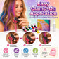💇‍♀️ LIMITED‑TIME 50% OFF! 🎨 32,845 Sold – 12-Color Temporary Hair Chalk Applicator Set – Washable, Easy Clamp-On & Buildable Color 🌈