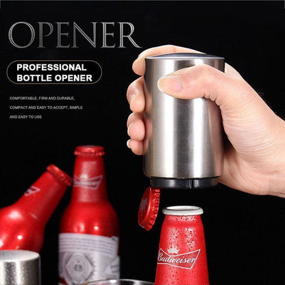 🍺🎉 50% OFF! ⚡Stainless Steel Automatic Bottle Opener – Buy 1 Get 1 Free