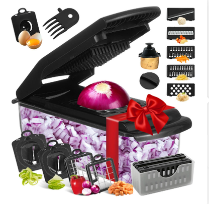 💐50% OFF ! 7-in-1 Vegetable Slicer Set – Slice, Dice, Shred in a Snap 🥕🍅【Exceptional Price】