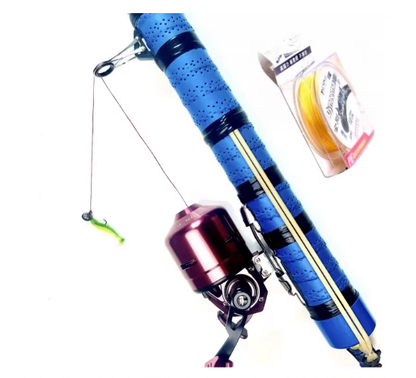 🎣 50% OFF NOW! 🐟 Carbon Fiber Launching Fishing Rod Kit – Pre-Mounted Reel, 50M Line & Folding Guide Rings – Ready to Fish 🌊