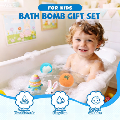 💐50% OFF ! Gift Set for Kids – 12 Colorful Bath Bombs 🎁🎈【Special Offer】