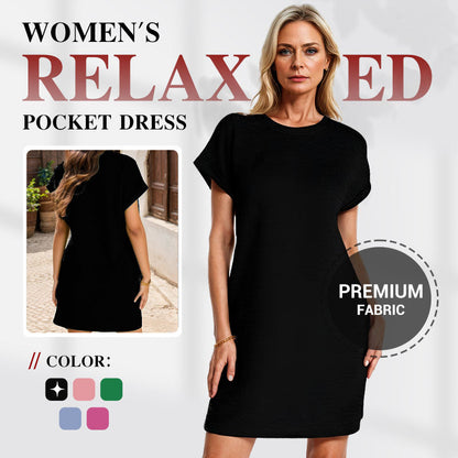 💜 2026 Best Seller | Relaxed Fit Pocket Dress | Your Go-To Piece ⭐【50% OFF Today】