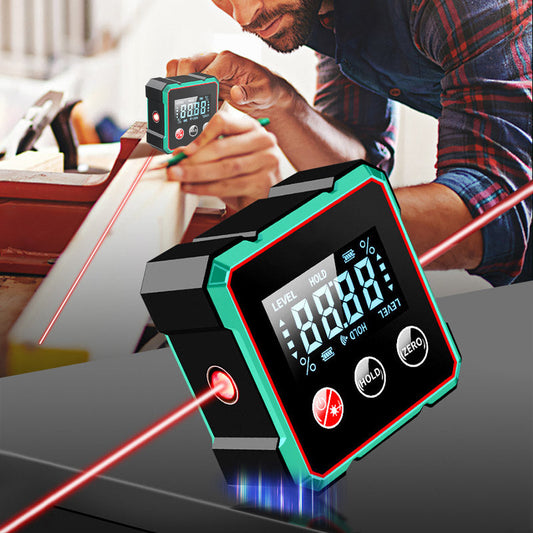 🧲 2026 New: Precision First | Magnetic Digital Angle Finder | Laser-Assisted Measurement 📐【50% OFF】