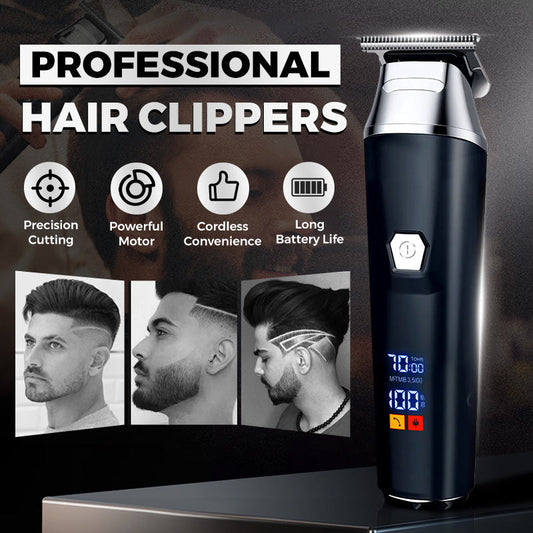 💇‍♂️ 50% OFF NOW! ⚡ Household Digital Display Electric Hair Clipper Set – Professional Precision, Rechargeable & Ultra-Quiet ✂️