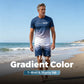 💥 50% OFF FLASH SALE! Men‘s Gradient 2-Piece Set – T-Shirt & Shorts, Breathable & Relaxed Fit 🌈💨 【Limited Time】