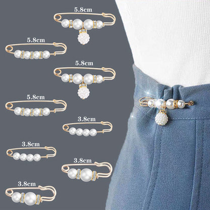 ✨ Buy 1 Get 1 FREE Pearl Corset Brooch | Elegant Waist & Collar Fashion Pin