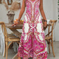💃 Timeless Retro Charm | Sleeveless Printed Maxi Dress | Versatile Day-to-Night Look✨【Flash Sale: 60%】