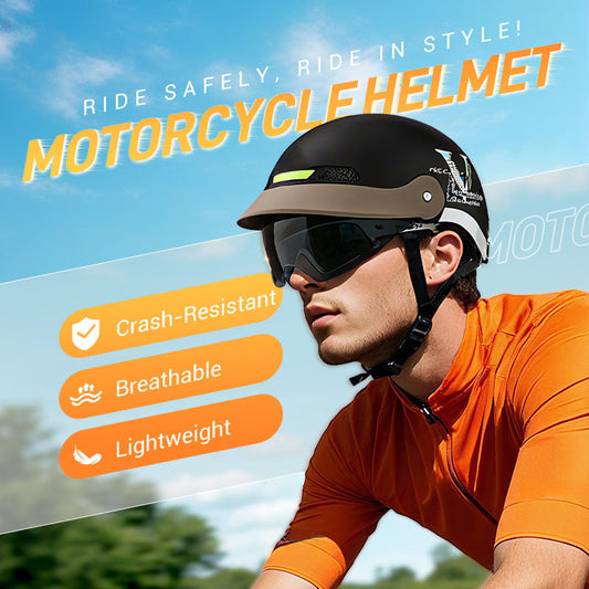 🥳2026 HOT SALE🥳💞50K+ SOLD!🏍️🌬️ 60% OFF! Breathable Lightweight Helmet – Crash-resistant shell, airflow design. Stays cool & secure. Ideal for senior riders. 👴✅