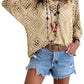 💐60% OFF ! Beige Bohemian Crochet Top – 70s Inspired Style 🌼✌️【Limited Offer】