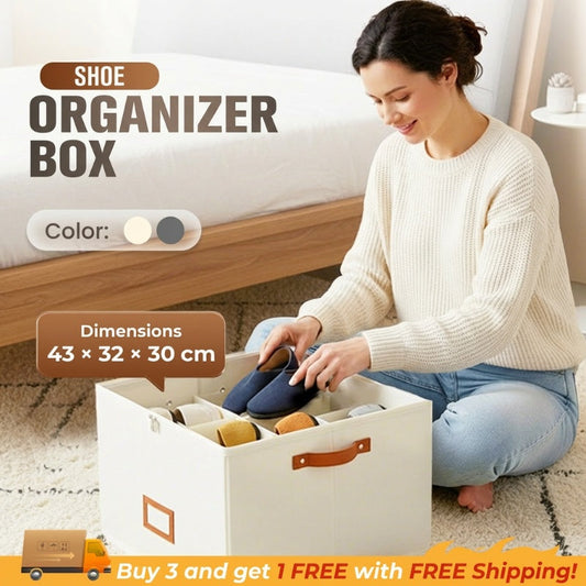 📦💫 50% OFF! 👟🏠 Fabric Shoe Organizer Storage Box – Space-saving, durable, and stylish. Perfect for everyday home organization!🔥 Over 38,750 Sold in 2026!