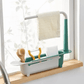 🍽️✨50% OFF! 🚿🧽 Adjustable Sink Storage Rack – Expandable Kitchen Sponge & Towel Organizer, Ventilated Drain & Easy Install. Over 19,347 Tidy Kitchens!✨