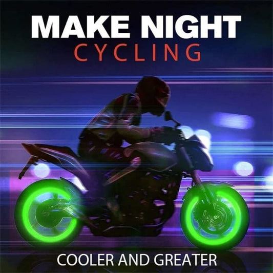 💐50% OFF ! Glow-in-the-Dark Valve Caps – Safety & Night Visibility 🌙🚗【Limited Offer】