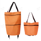 🛒🛍️ 50% OFF! 🚶Foldable Grocery Cart Bag – The Rolling Shopping Bag That Saves Your Back.