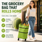 🛒🛍️ 50% OFF! 🚶Foldable Grocery Cart Bag – The Rolling Shopping Bag That Saves Your Back.