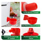 🐔 LIMITED-TIME 50% OFF! 💦 5/16 Inch Thread Automatic Poultry Water Cups – Easy Install, Leak-Free & Suitable for Chickens, Ducks & More 🌾