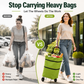 🛒🛍️ 50% OFF! 🚶Foldable Grocery Cart Bag – The Rolling Shopping Bag That Saves Your Back.