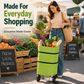 🛒🛍️ 50% OFF! 🚶Foldable Grocery Cart Bag – The Rolling Shopping Bag That Saves Your Back.