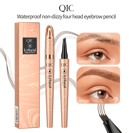 ✨ Précision & Facilité d‘Utilisation - Crayon à Sourcils 4 Pointes pour Effet 3D Microblading - Parfait pour Débutants 【-60%】