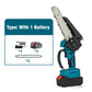 💐 50% OFF FLASH SALE! 6-Inch Cordless Chainsaw – Lightweight & Powerful for Quick Cuts ⚡🪵 【Limited Time】
