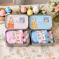💐50% OFF ! Bunny Mummy & Baby Plush Set – Handmade Easter Gift with Cozy Blanket 🐇🌸【Limited Offer】