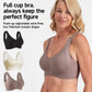 🎁2026 HOT SALE!🎁Huge discount 🔥 💕 Subtle Striped Seamless Bra with W-Support – Comfort & Style!