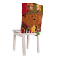 🎄 LIMITED‑TIME 50% OFF! 🦌 Christmas Themed Chair Cover – Linen & Brushed Cloth, Santa Claus / Snowman / Elk Designs & 54×48cm Size – Festive Protection for Holiday Gatherings 🪑