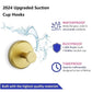 🔨 No Drill, No Tools! | 2026 Suction Cup Hooks | Instant Setup ⏱️ Hold Tight 💪 Use Anywhere 🚪🚿【Buy 2 Get 1 Free 🎯】