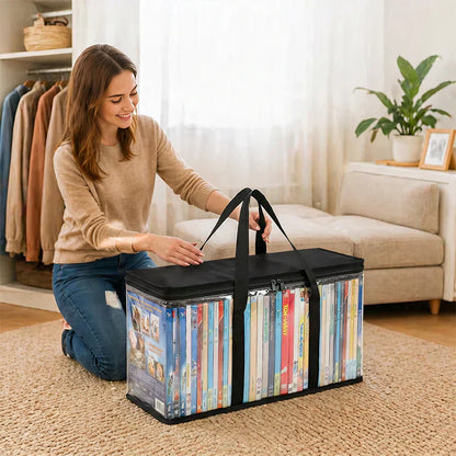 📦🚚💪 Large Heavy-Duty Thick Clear Storage Bags – Perfect for Clothes, Moving & Home Organization 🧥🔁🗄️