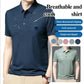 💐50% OFF! Men's Ice Silk Stretch Shirt – Quick Moisture Wicking 💧🏃【Flash Price】