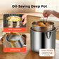 🍳✨50% OFF! 🫕⚙️ 304 Stainless Steel Multifunctional Fryer – Deep Fry Basket & Grid Included, Easy Clean & Durable. Over 23,514 Perfect Fries!✨