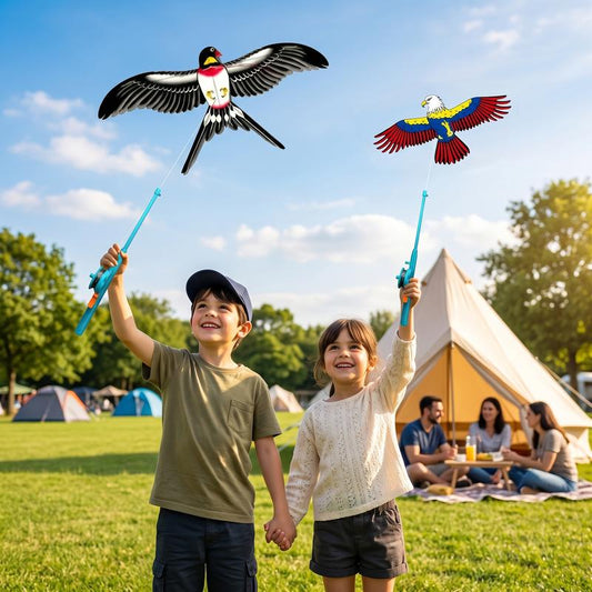 🌬️🧤 50% OFF! Handheld Fishing Rod Kite Toy – Easy to Fly, Durable, Perfect for Kids Outdoor Fun