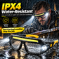 💡 50% OFF NOW! 👓 LED Headlamp Glasses – COB Floodlight + Dual XTE Spotlights, 5 Modes & IPX4 – 90g Hands-Free Light for Work & Outdoor 🔦