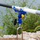 🎣 50% OFF NOW! 🔒 Fishing Rod Self-Locking Turret Bracket – 360° Rotation, Stainless Steel & Rubber-Sleeved – Stable Rod Holder for All Waters 💪