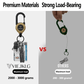 🧭🚴‍♂️🌿 LIMITED-TIME 50% OFF! Retractable Keychain with Carabiner – 65cm Steel Lanyard, ID Badge Reel, Lightweight EDC Gear for Hiking, Travel & Work 🔗🏞️
