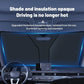 ☀️ 50% OFF NOW! 🚗 Windshield Sunshade – UV Protection, Foldable & Includes Steering Wheel Cover & Pouch 🛡️