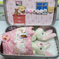 💐50% OFF ! Bunny Mummy & Baby Plush Set – Handmade Easter Gift with Cozy Blanket 🐇🌸【Limited Offer】