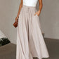 🔥 Hot sale 30% OFF🔥🌞Solid-color wide-leg high-waisted pants