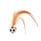 💐50% DE RÉDUCTION ! Interactive Cat Bouncy Ball with Feather – Captivates Your Cat Instantly 🐱⚡【Limited Offer】