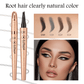 ✨ Précision & Facilité d‘Utilisation - Crayon à Sourcils 4 Pointes pour Effet 3D Microblading - Parfait pour Débutants 【-60%】