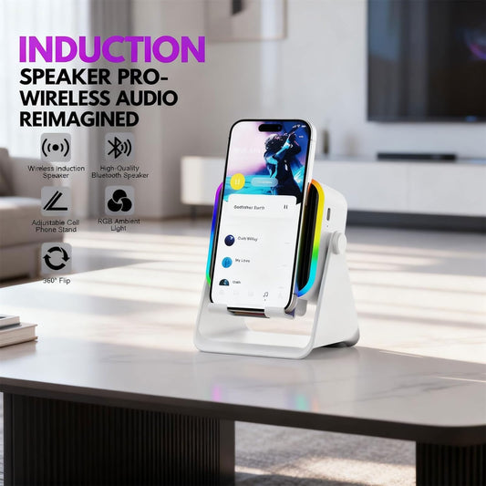 💐50% OFF ! 5-in-1 Bluetooth Speaker – Wireless, Phone Holder Included 📱🎶【Limited Stock】