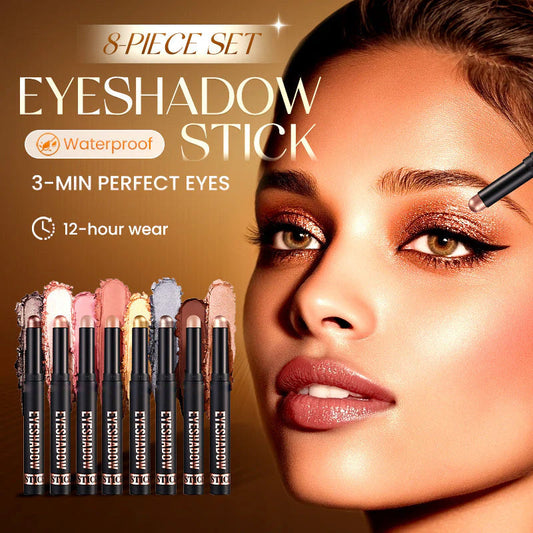 🎄50K+ SOLD! 🎁🌟 2026 Shine | Long-Wear Glitter Stick | One-Swipe Color for Day/Night ⭐【Bestseller】