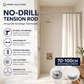 🛏️ LIMITED-TIME 50% OFF! 🔧 Adjustable No-Drill Tension Rod – Damage-Free Install, Anti-Slip & Multi-Purpose, Max 15KG Load 🏠