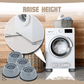 🔇 LIMITED‑TIME 50% OFF! ⚓ Universal Anti‑Vibration Washing Machine Pads (4‑Pack) – Noise Cancelling TPU Rubber, Ultra‑Grip Suction Base & Floor Protection 🛡️