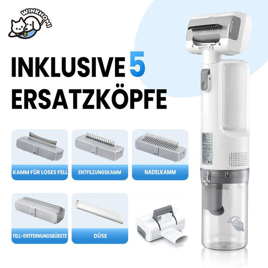 ✂️🧹 50% OFF! 🐾Multifunctional Pet Grooming Set – Quiet electric dematting & fur trimmer with vacuum for cats and dogs.