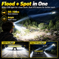 💡 50% OFF NOW! 👓 LED Headlamp Glasses – COB Floodlight + Dual XTE Spotlights, 5 Modes & IPX4 – 90g Hands-Free Light for Work & Outdoor 🔦